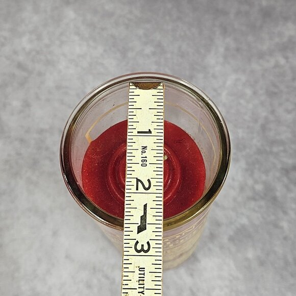 Baron Del Cementerio Red Glass Candle Botanica Shamanic 8.5" - Picture 7 of 10